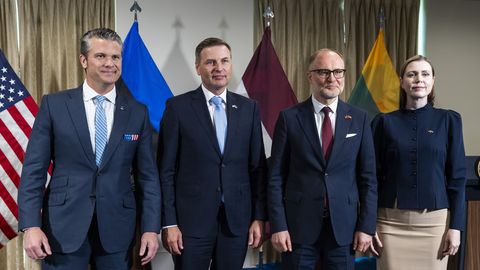 Hegseth sprejel baltske obrambne ministre v Pentagonu