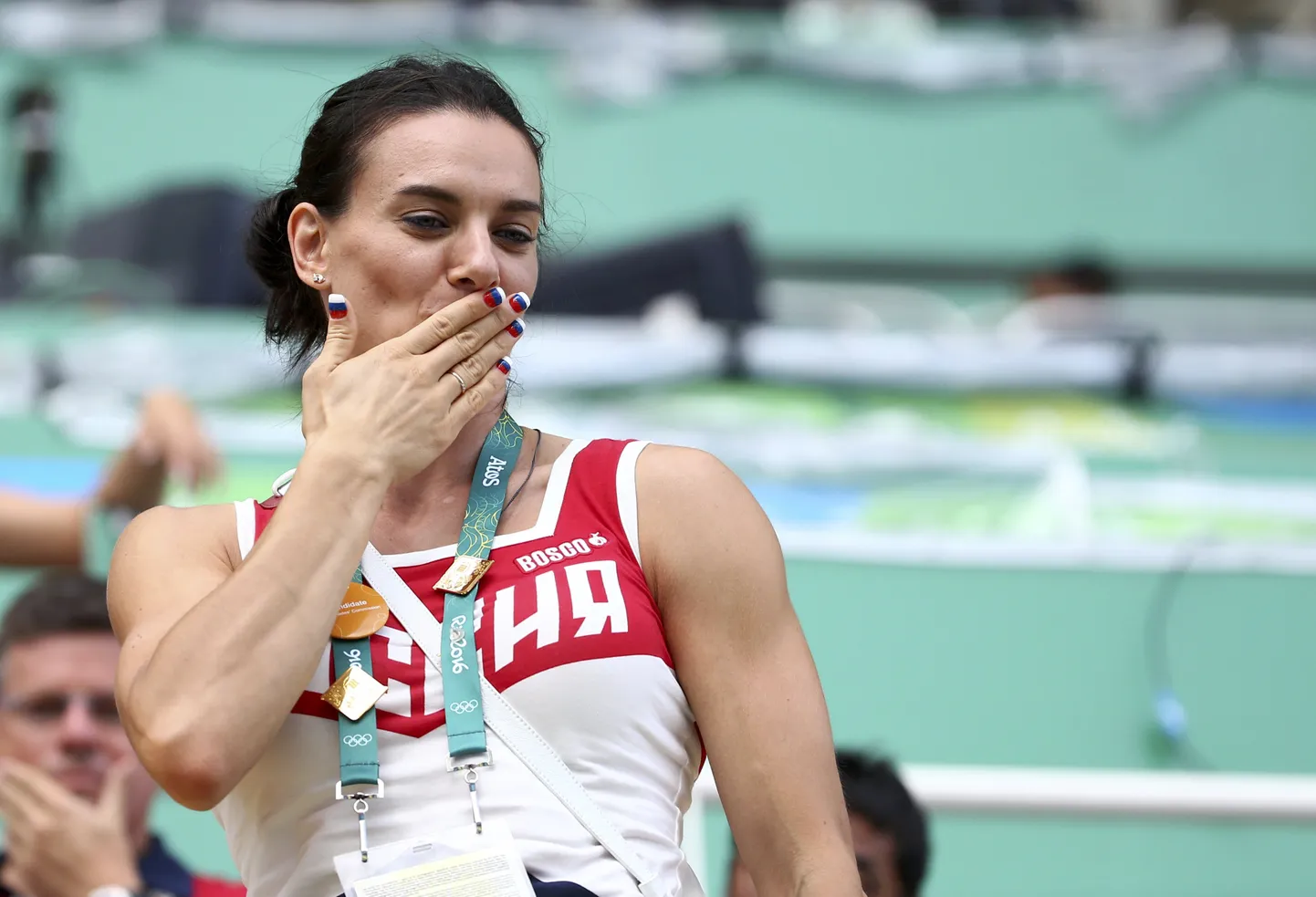 Елена Исинбаева.
