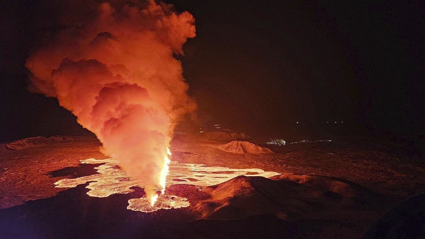 Edela-Islandil hakkas täna hommikul purskama Sýlingarfelli vulkaan.