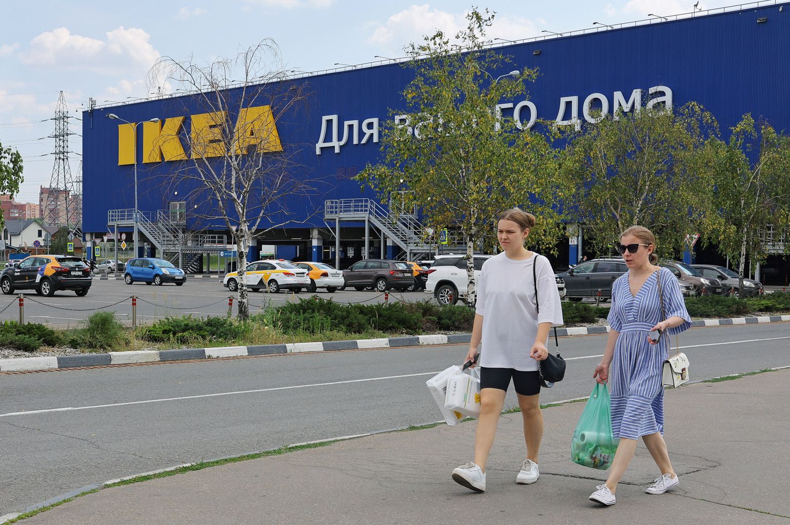 Suletud IKEA kauplus Venemaal.
