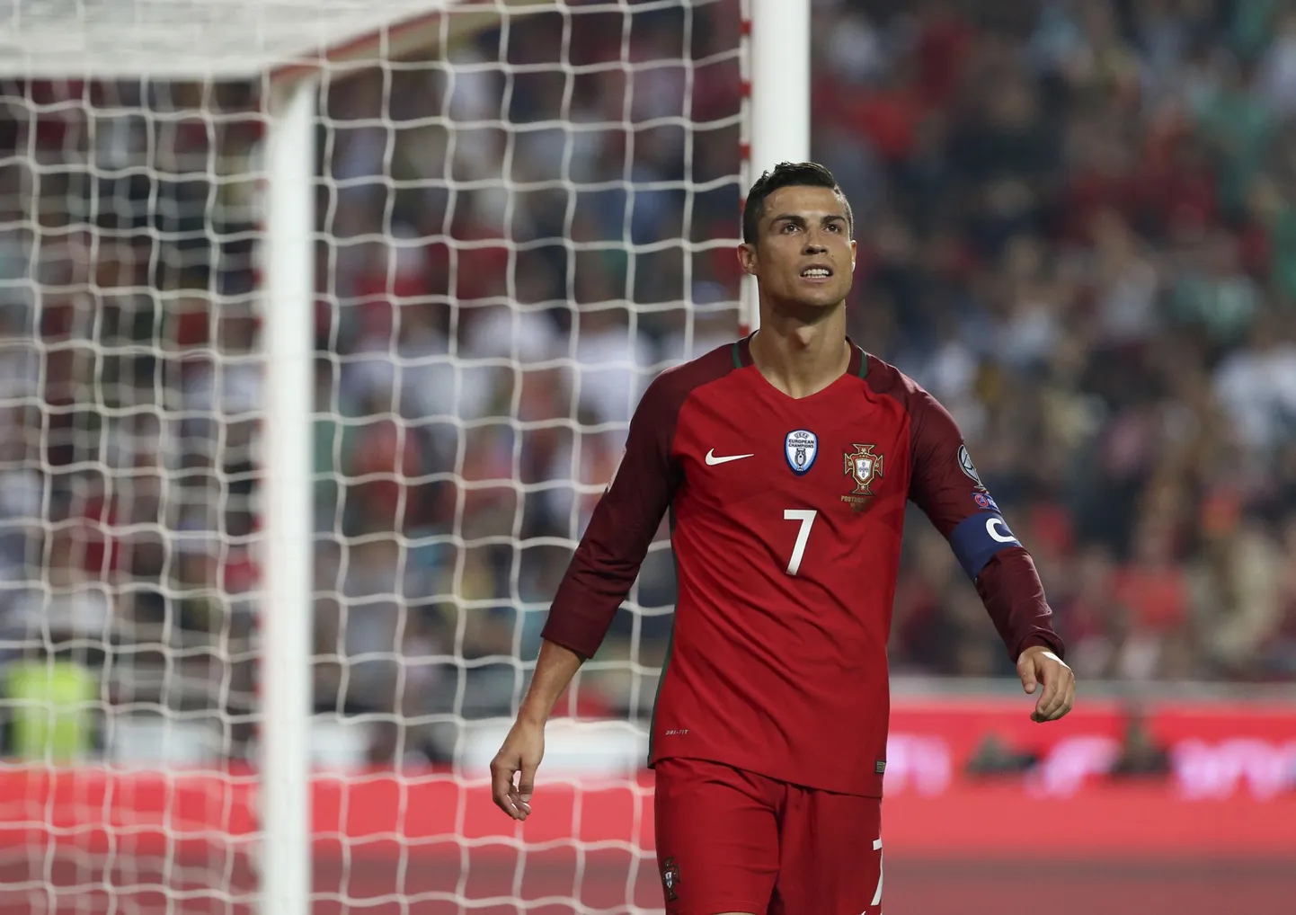 Portugali jalgpallikoondise kapten Cristiano Ronaldo.