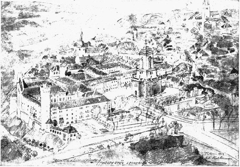 Эскизы Карла Бурмана предусматривали снос или принципиальное переустройство собора.
