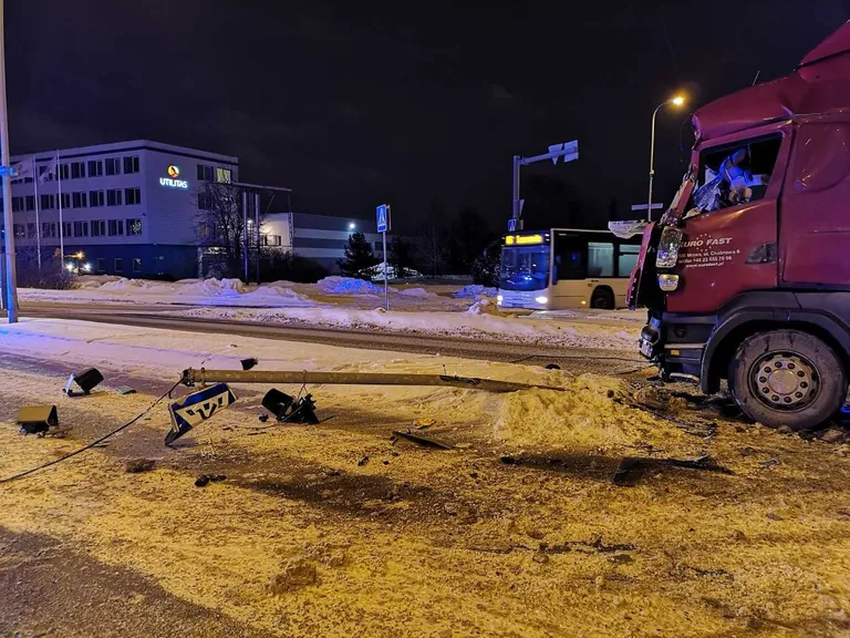 Liiklusõnnetus Lasnamäel.