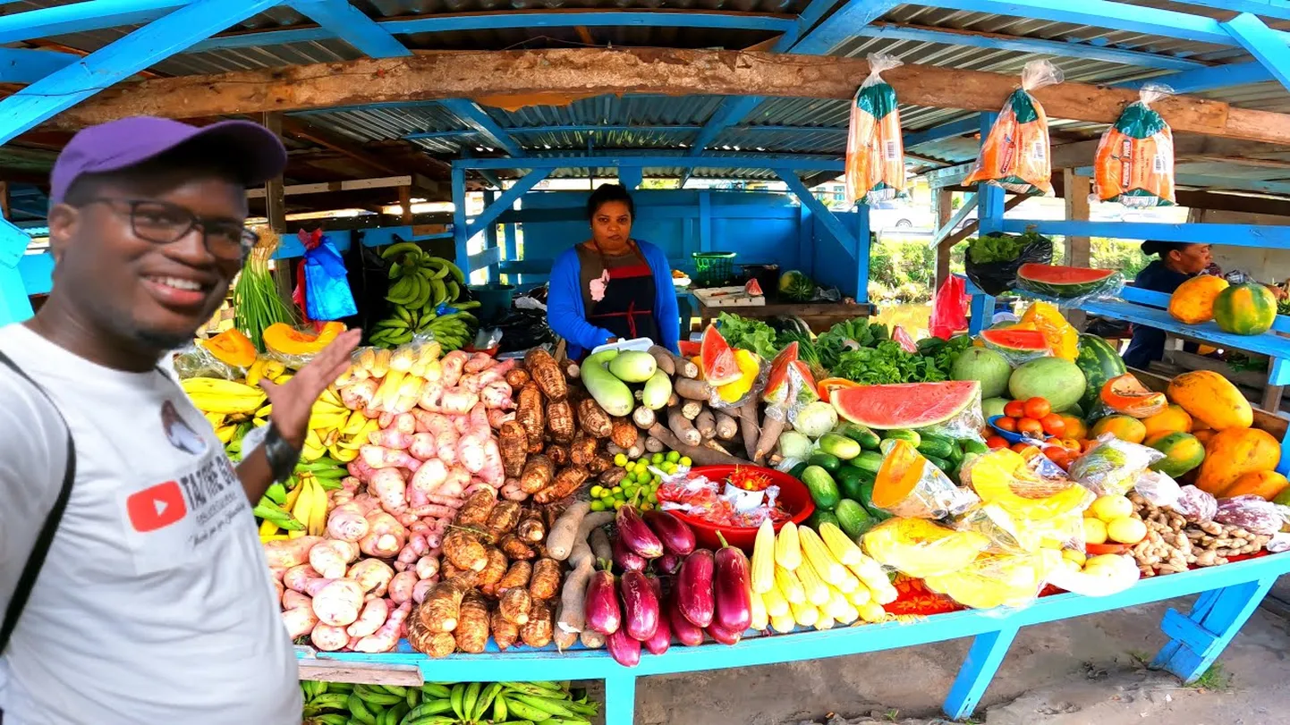 Lõuna-Ameerikas asuv Guyana suudab oma elanike toiduvajadused täielikult ise rahuldada. Ehe näide on Skeldoni linnas asuv Skeldon Market, mis on elav ja rikkalik turg Guyanas. Seal on kõike.