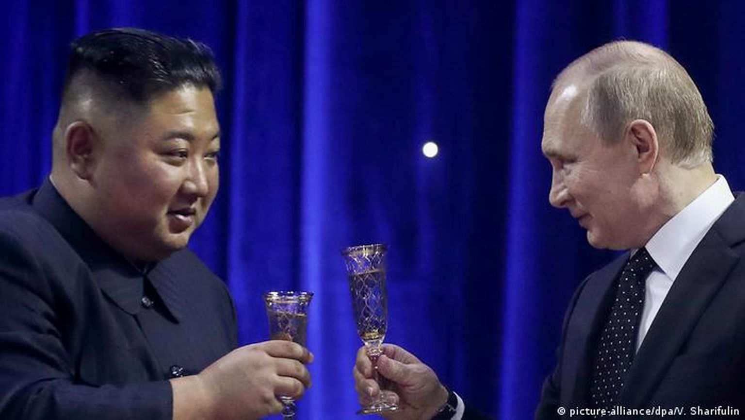Путин и Ким Чен Ын на встрече во Владивостоке в 2019 году