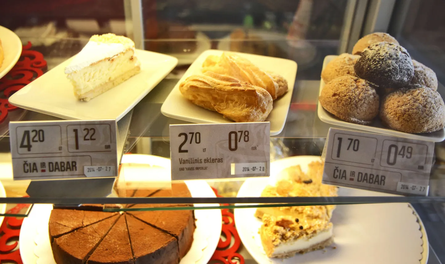 Leedus on jub ahinnad väljas nii eurodes kui littides.