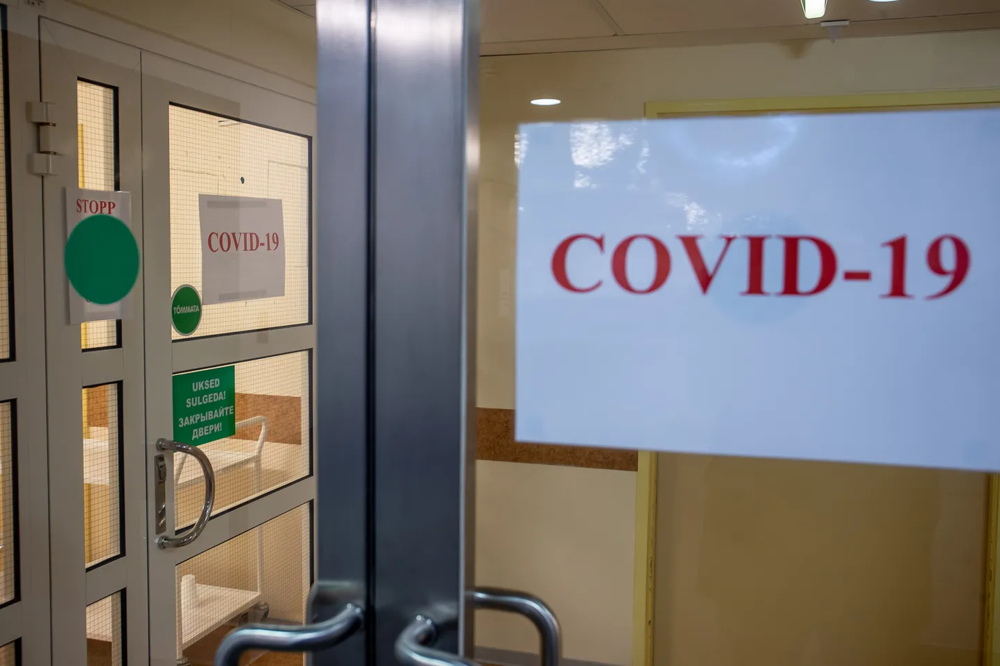 Ida-Viru Keskhaigla Covid-osakond.