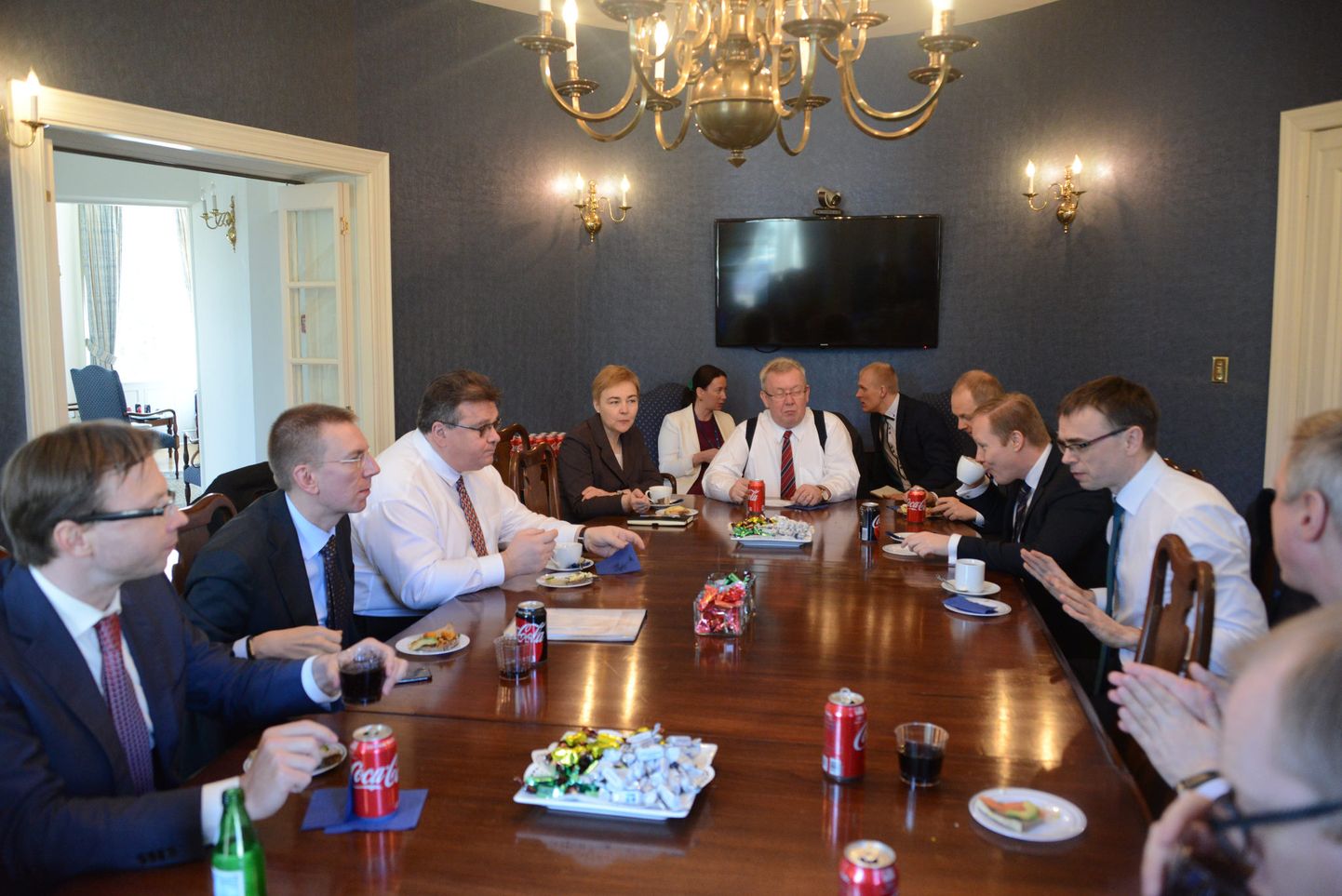 Balti riikide välisministrite koordinatsiooni kohtumine enne kohtumist Rex Tillersoniga.