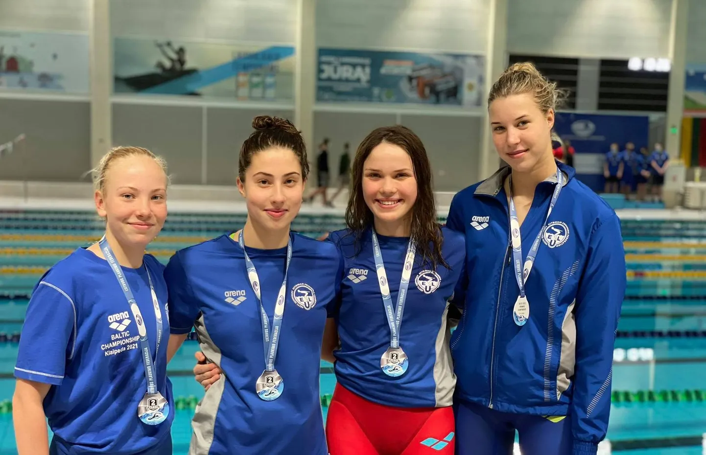 Laura-Liis Valdmaa, Mirtel Merimaa, Polina Timofejeva ja Karolin Victoria Kotsar.