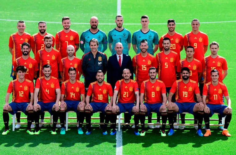Spānijas izlases futbolisti