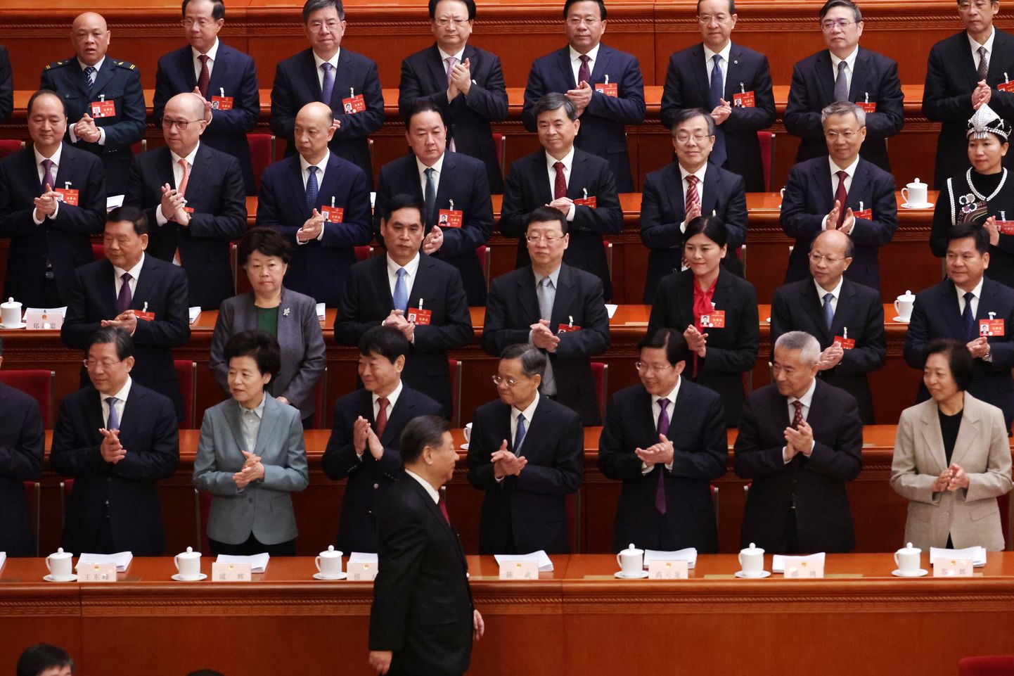 Hiina president Xi Jinping saabumas parlamendi istungjärgule.