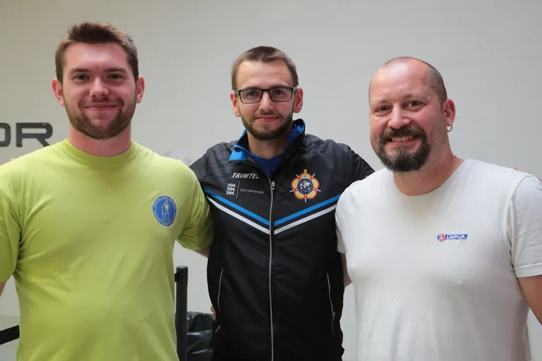 Jože Ceper, Peeter Olesk ja Stephan Trippel.