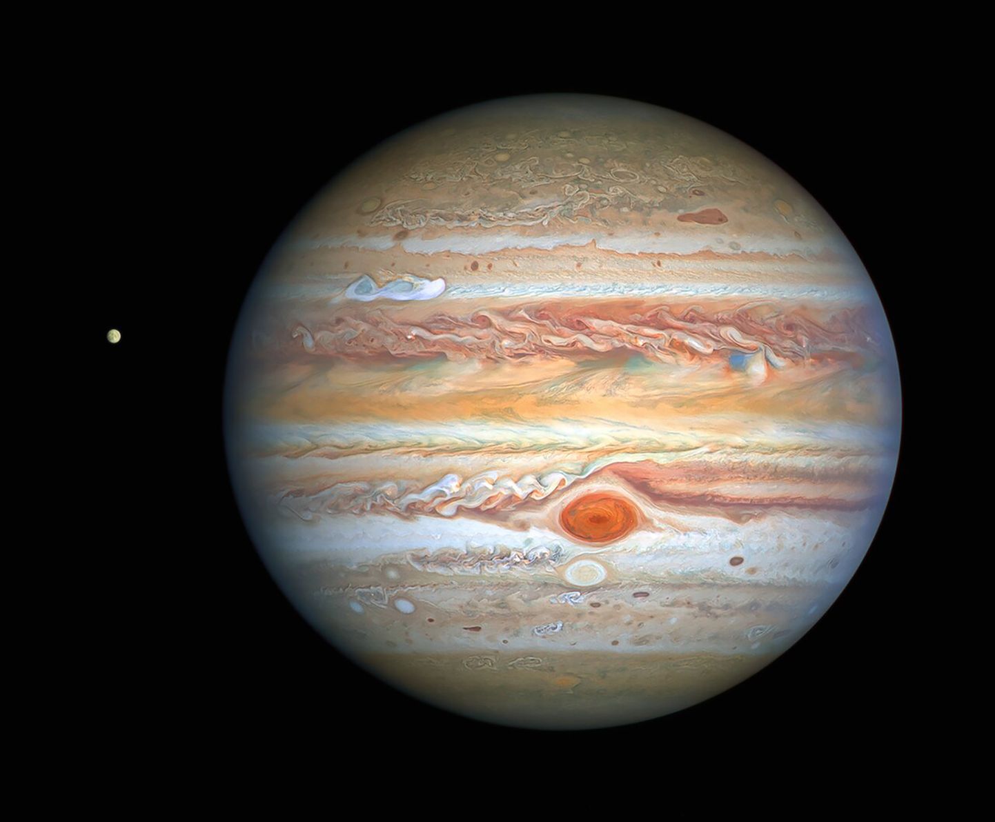 2020 NASA/ESA avaldatud foto Jupiterist, mille tegi Hubble'i kosmoseteleskoop