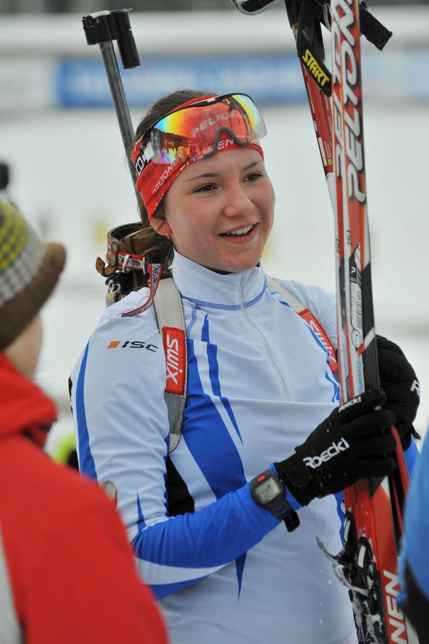 Нарвская биатлонистка Дарья Юрлова.