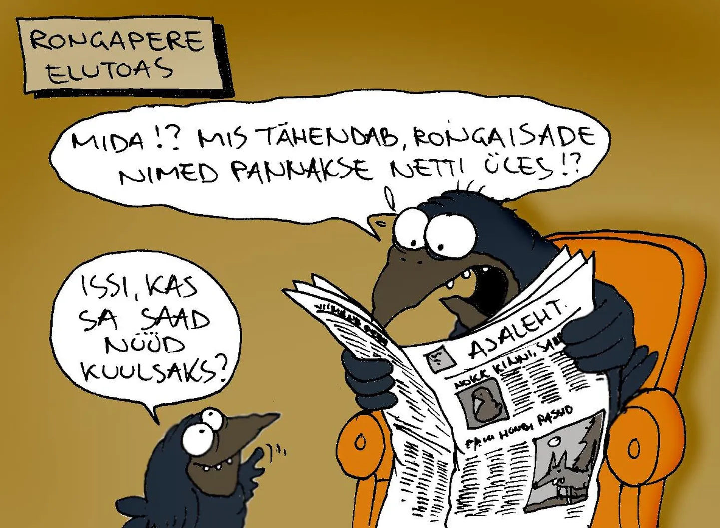 Rongaisade nimed ähvardatakse avalikustada.