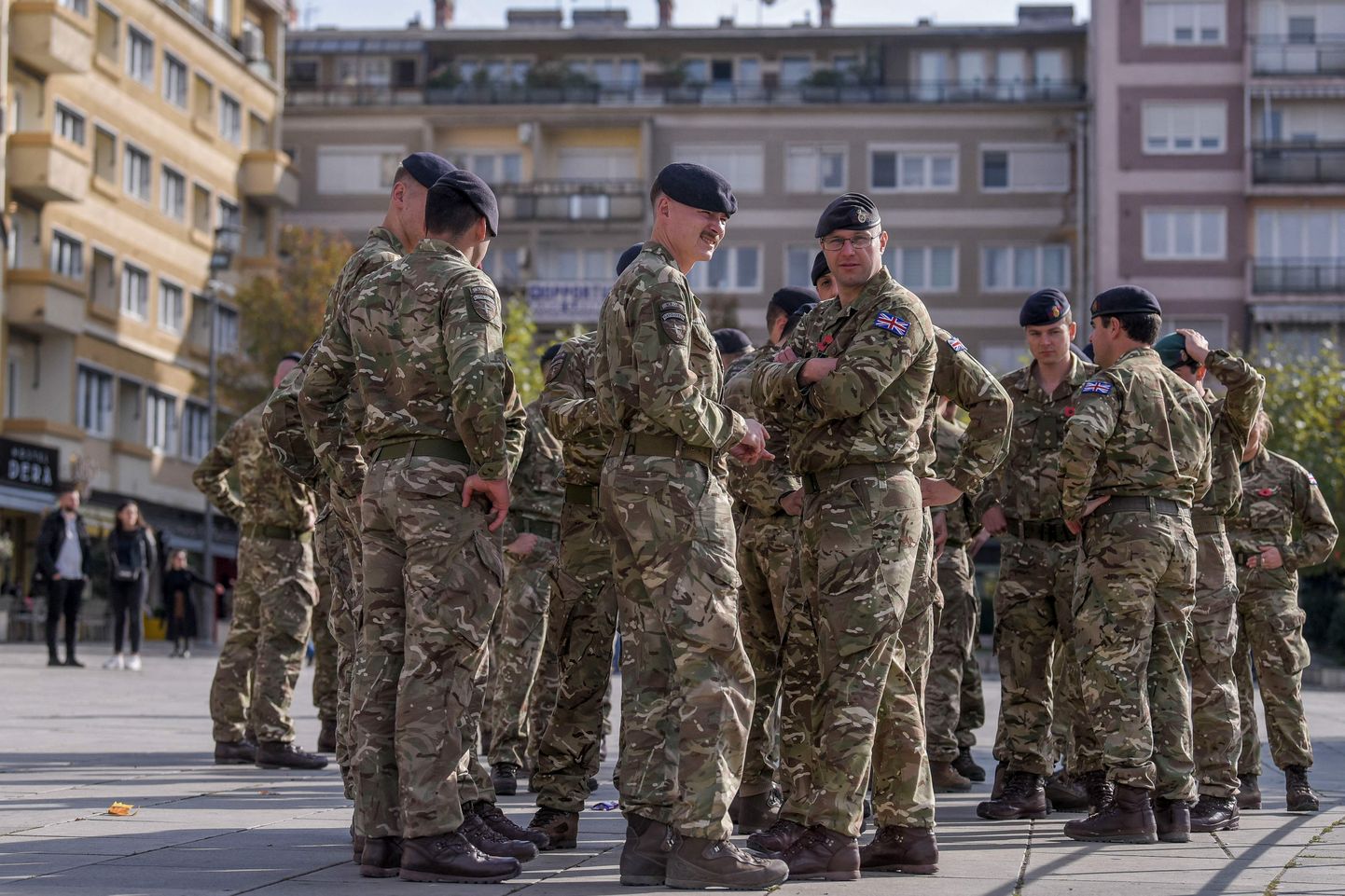 Briti sõdurid NATO juhitavas rahuvalvemissioonis Kosovos (KFOR).