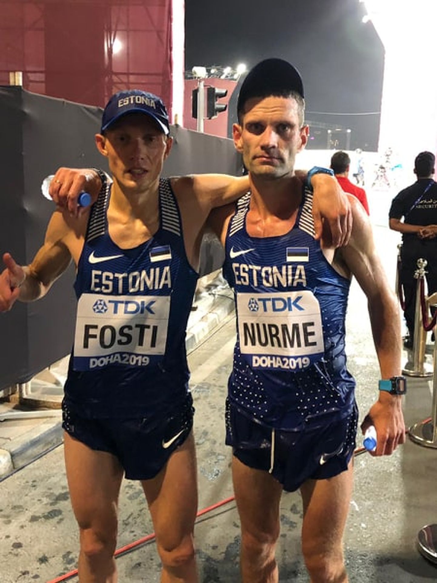 Maratonijooksijad Roman Fosti ja Tiidrek Nurme.