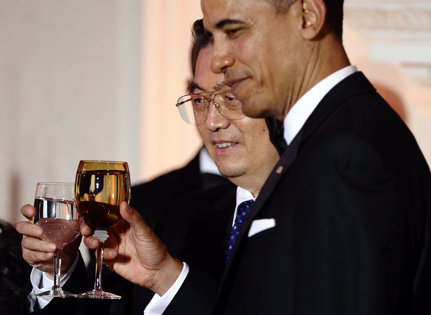 USA president Barack Obama ning Hiina president Hu Jintao.