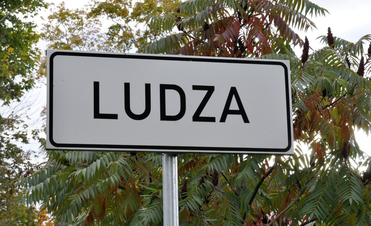 Vietas norādes ceļa zīme - Ludza.