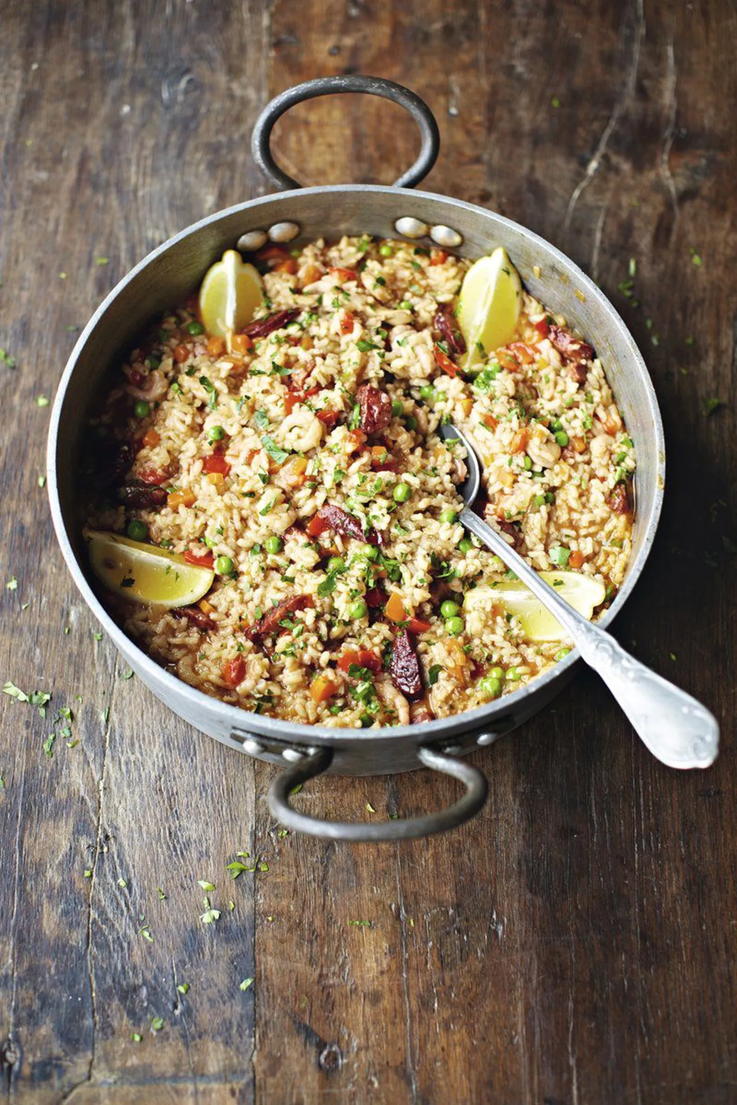 Kõnealune paella.