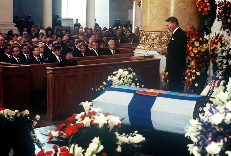 President Urho Kekkoneni matused 1986. aastal