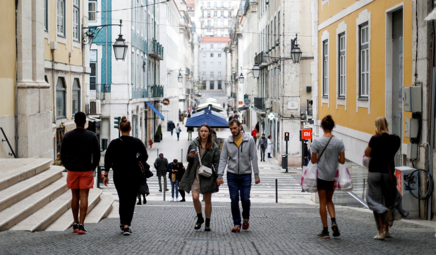 Lissaboni tänavapilt 7. novembril 2020.