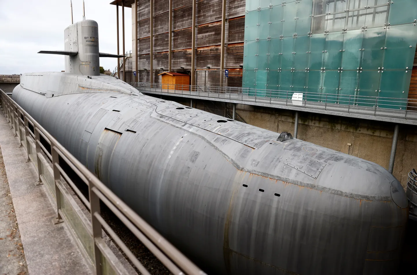 Французская подводная лодка Le Redoutable.