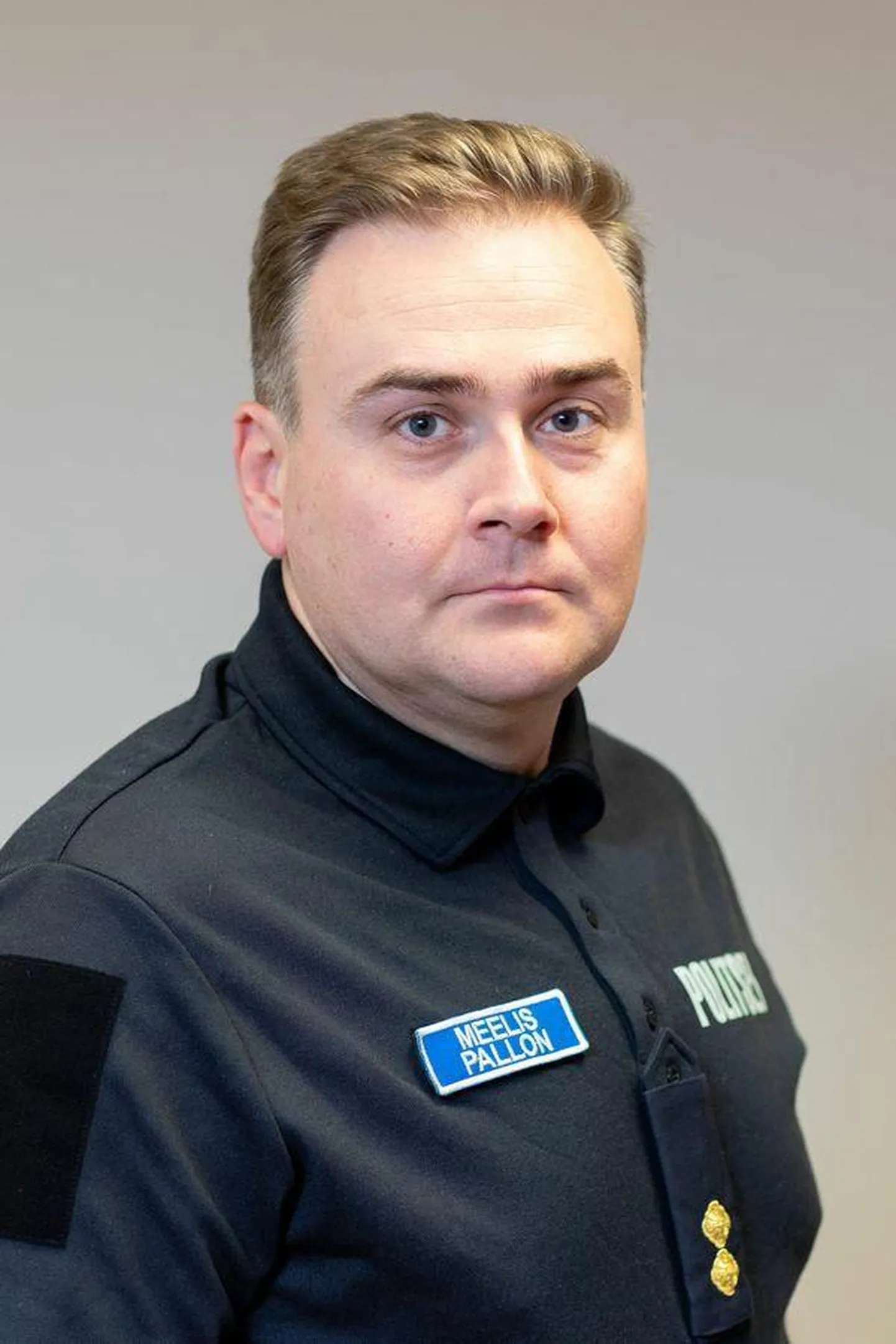 Piirkonnapolitseinik Meelis Pallon.
