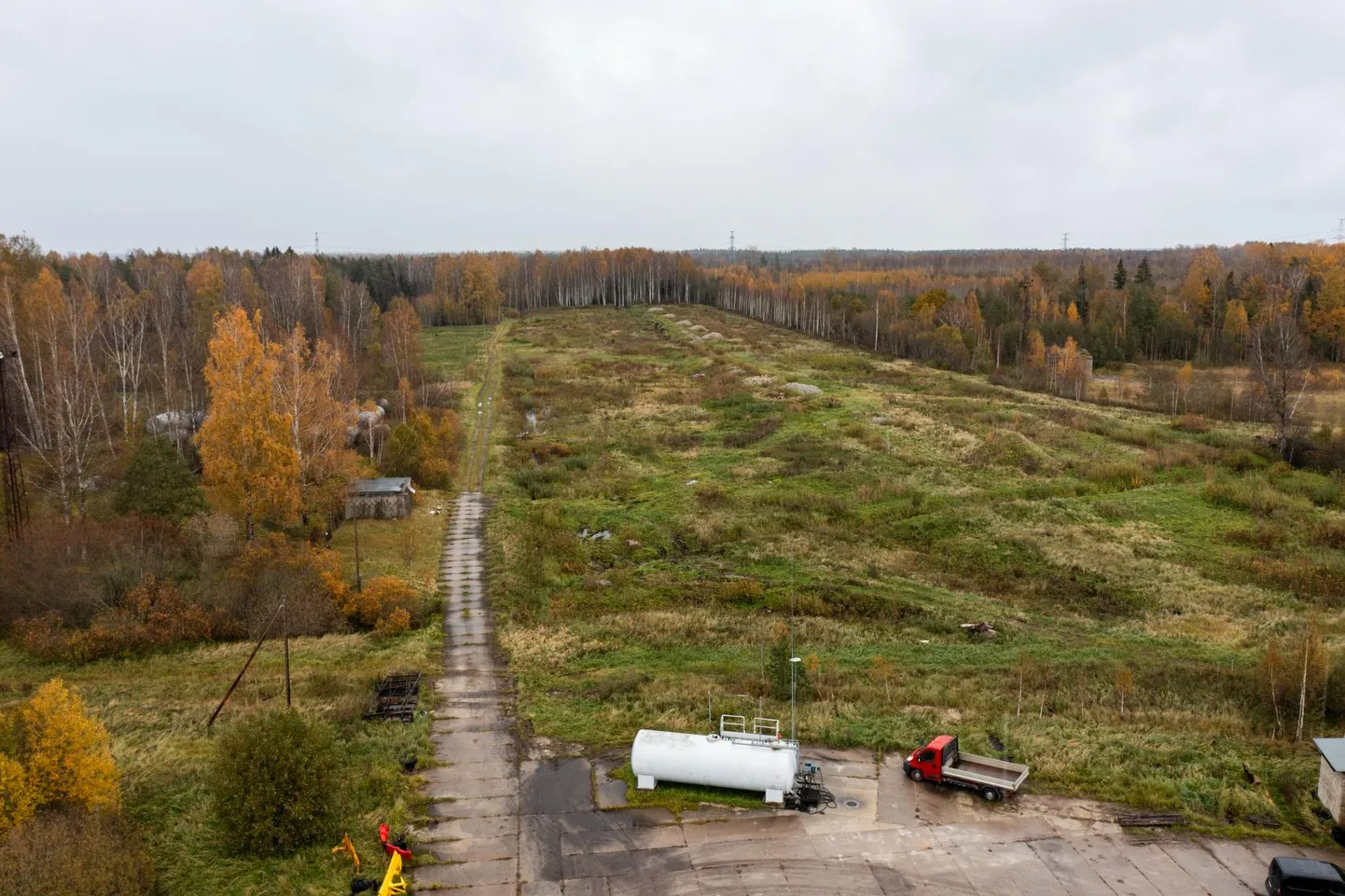 Vald on tulevase tööstuspargi territooriumilt raadamise juba ära teinud.