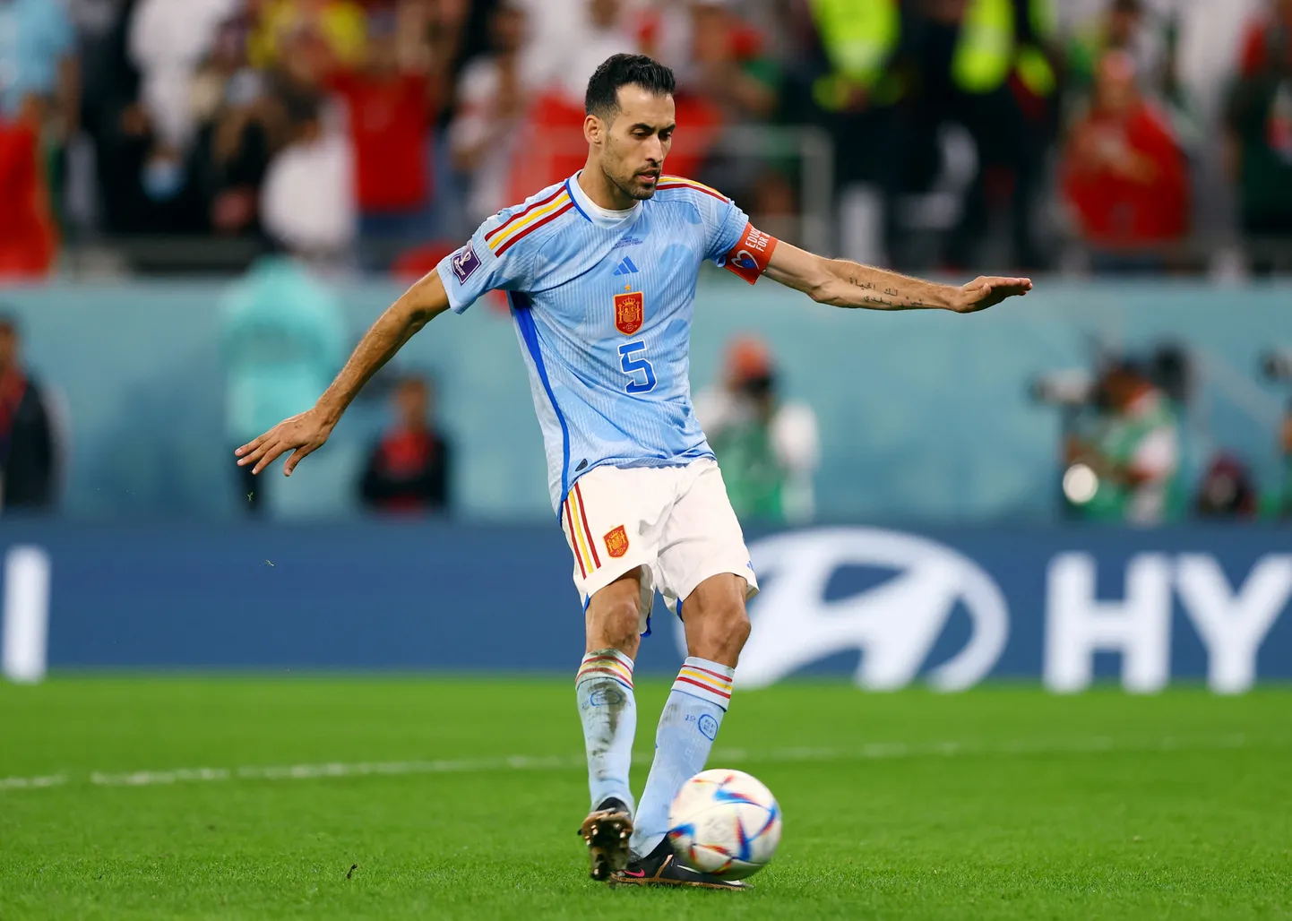 Sergio Busquets oli üks kolmest Hispaania koondislasest, kes penaltilöögil eksis.
