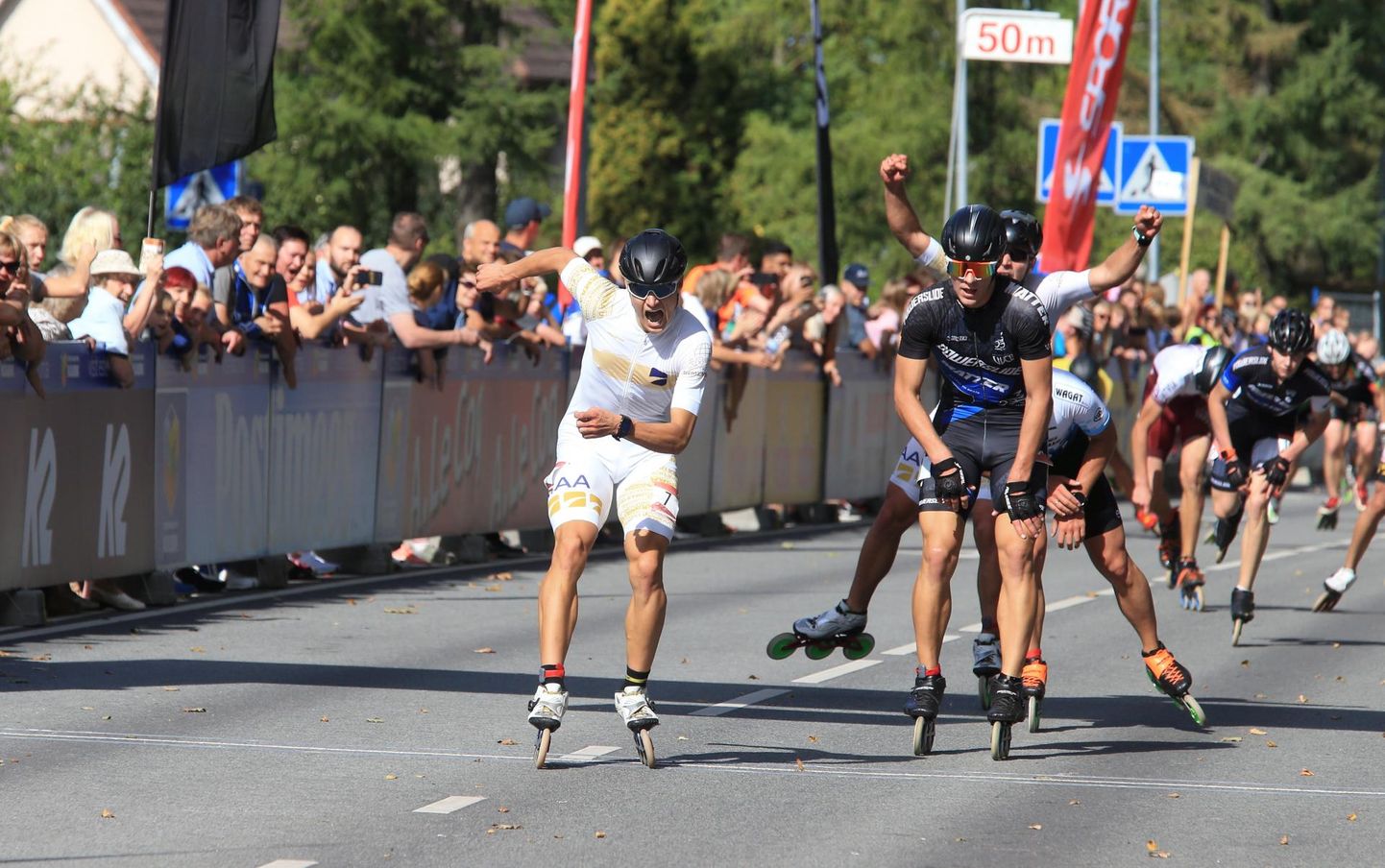 Teist korda võitis Tartu rulluisumaratoni Jõgevamaalt pärit kiiruisutaja Marten Liiv.