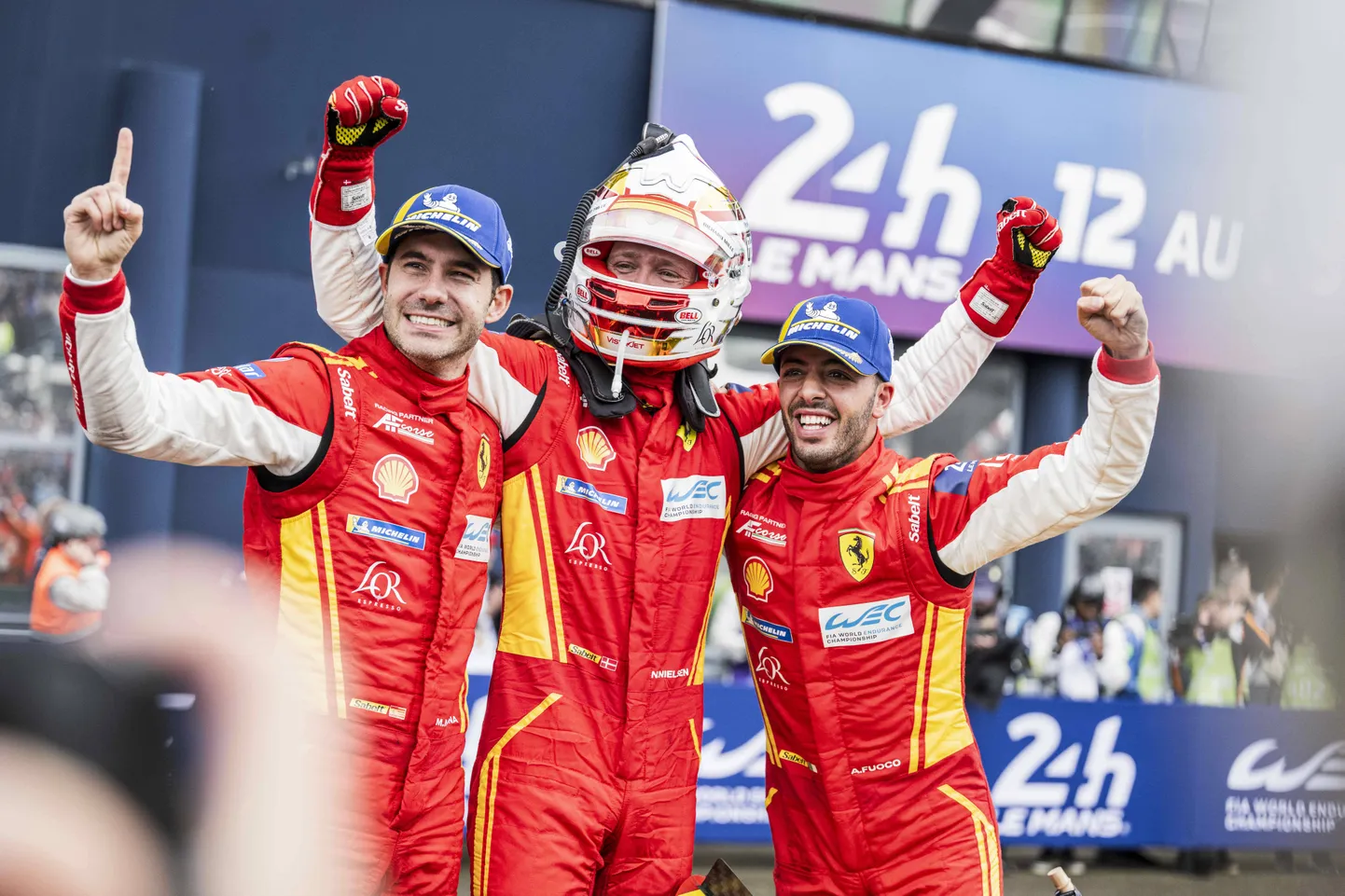 Antonio Fuoco, Miguel Molina ja Nicklas Nielsen krooniti Le Mans'i võitjateks.