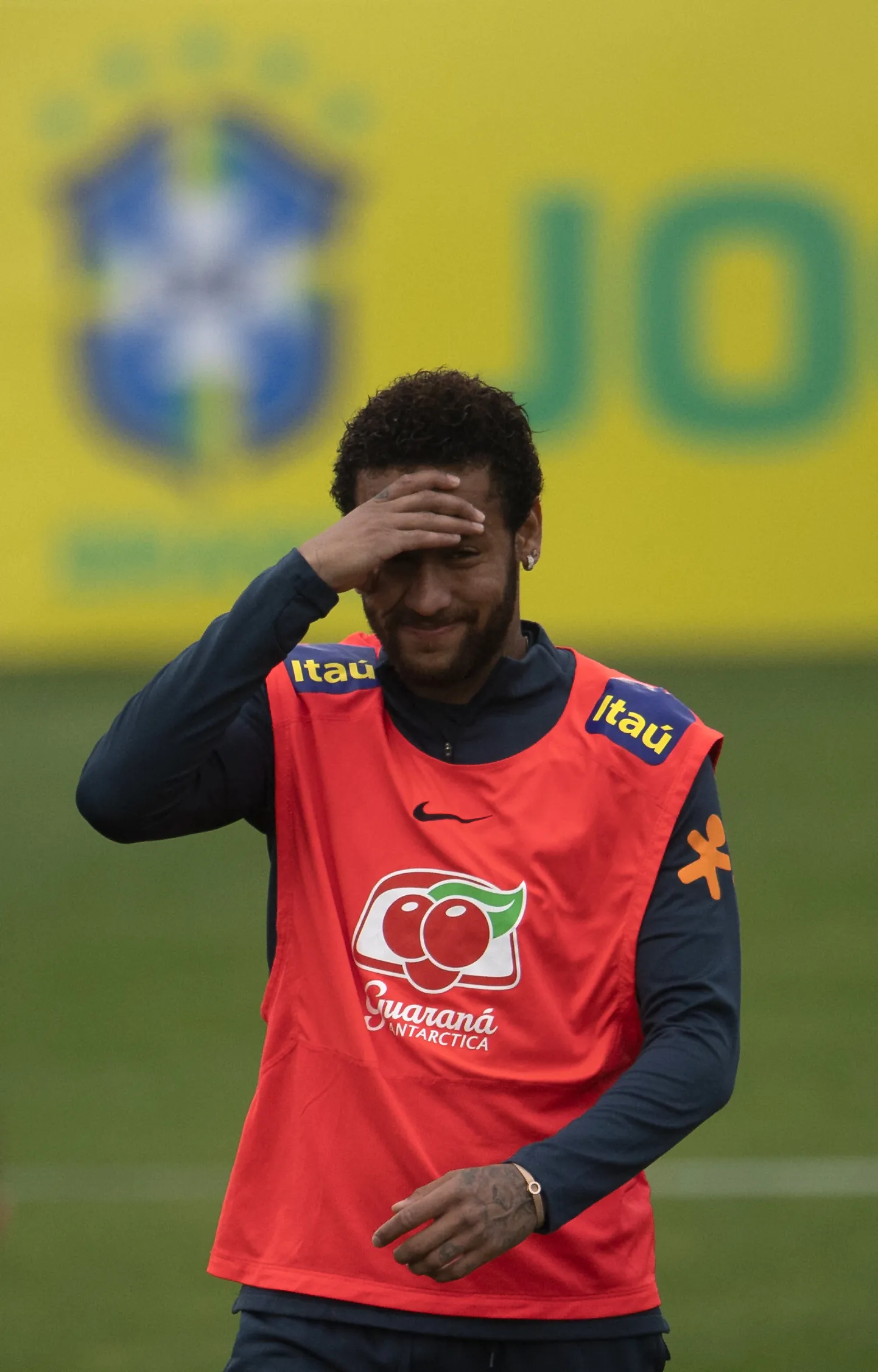 Neymar 2. juunil Brasiilias Teresopolises Copa America turniiri eelsel treeningul