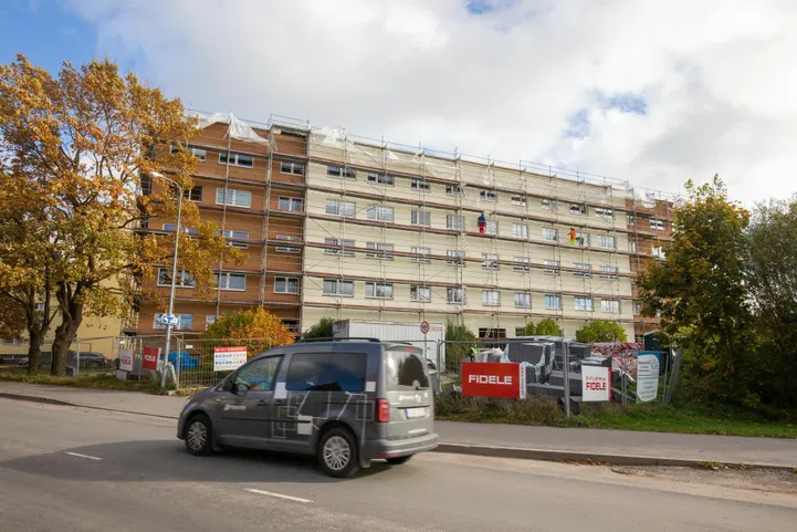 Apartment building renovation. There has been a greater movement in the rental market.