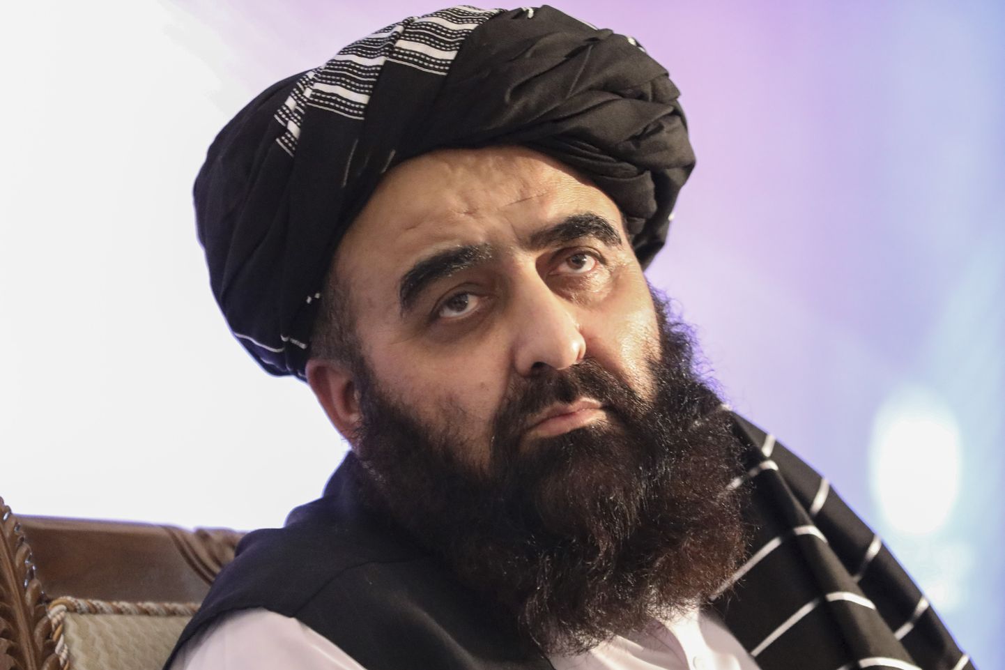 Talibani valitsuse välisminister Amir Khan Muttaqi.
