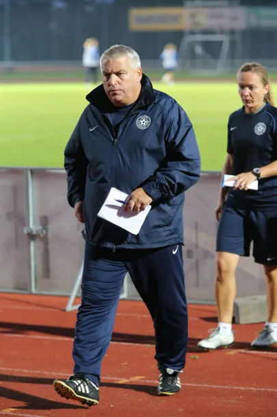 Keith Boanas veel Eesti naiste koondise peatreenerina. /Foto MARGUS ANSU POSTIMEES