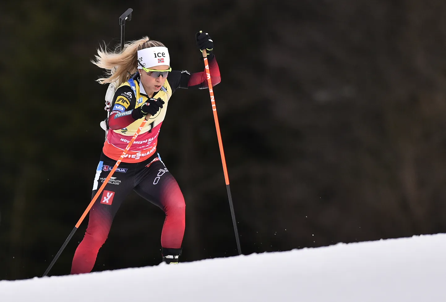 Tiril Eckhoff sõitis kohe avavahestuses teistel eest ning ülejäänud koondisekaaslased lõpetasid tema alustatud töö.