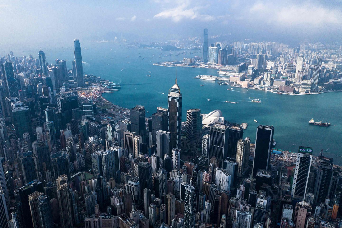 Vaade Hongkongile. Foto on illustratiivne.