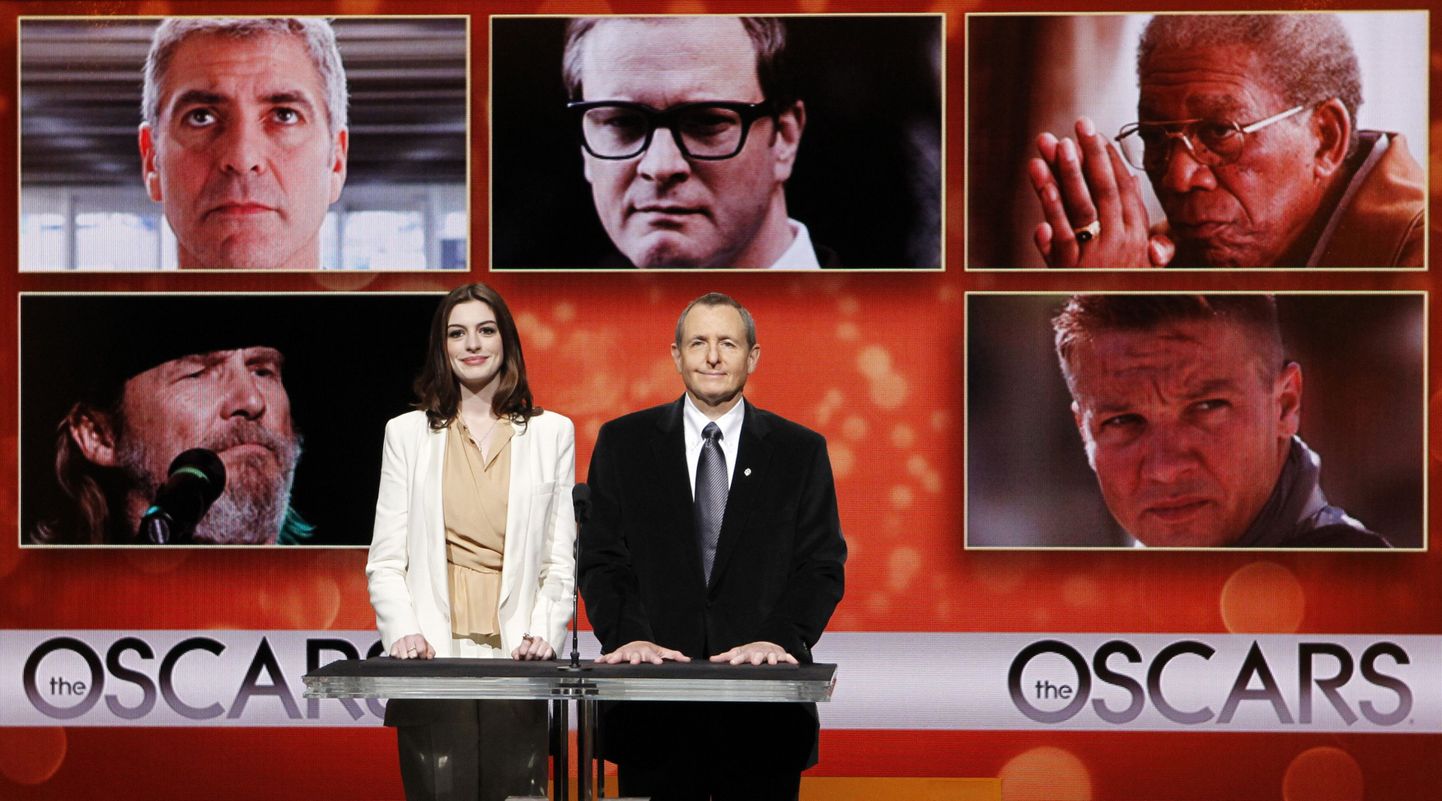 Anne Hathaway ja Tom Sherak avalikustasid parima näitleja Oscari nominendid