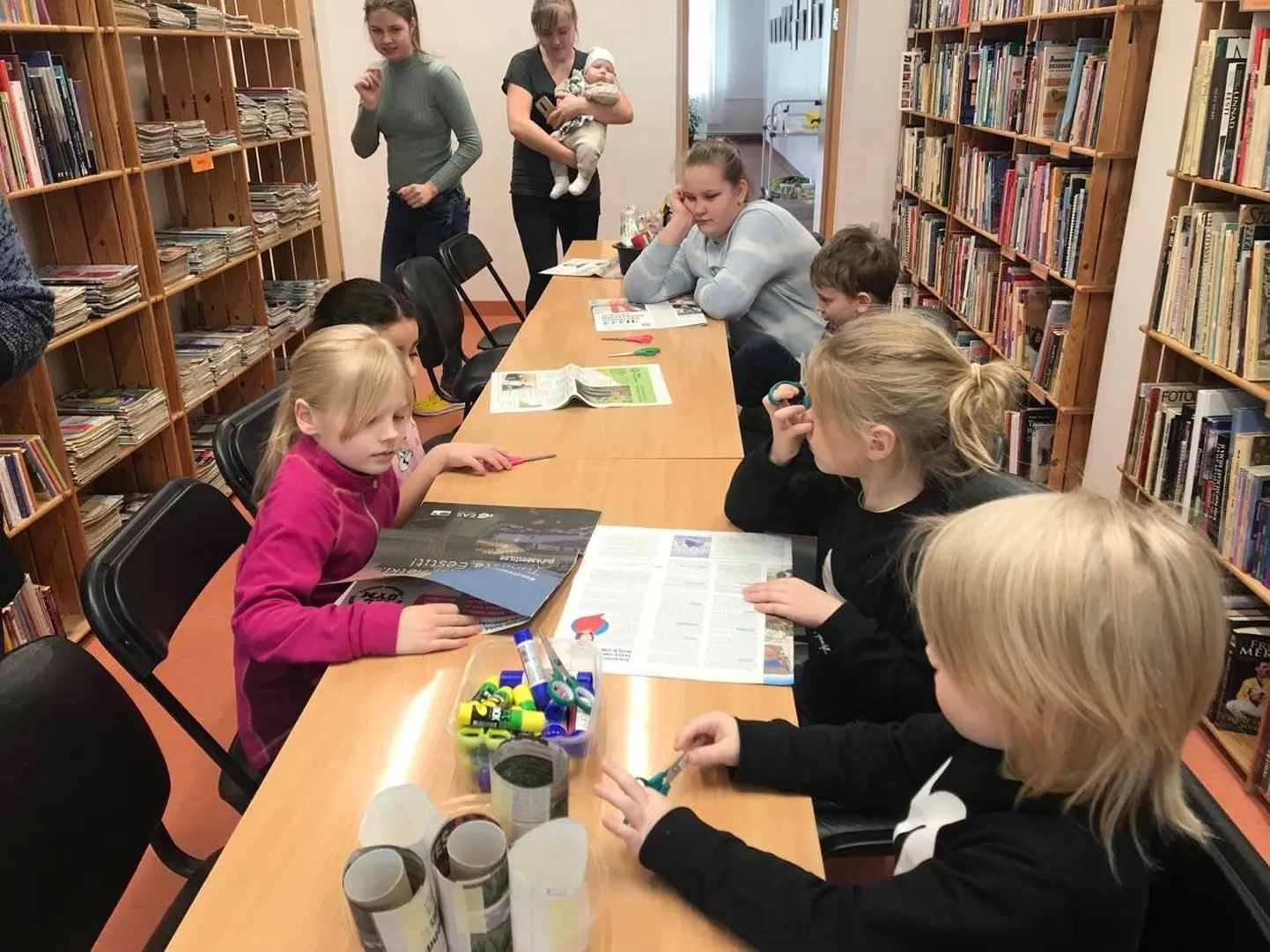 Lastehommik Türi raamatukogus