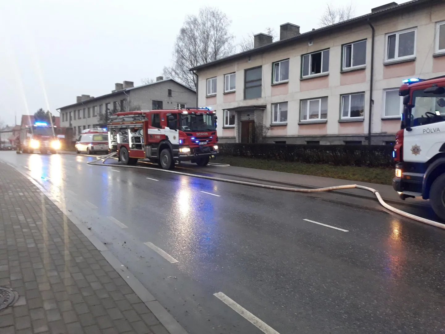 Põlvas hukkus tulekahjus inimene.