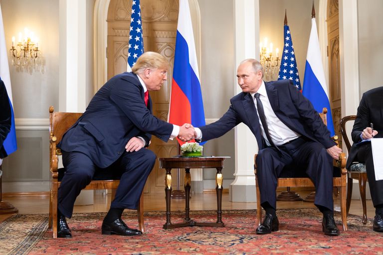 Donald Trump ja Vladimir Putin kohtumisel Soomes Helsingis