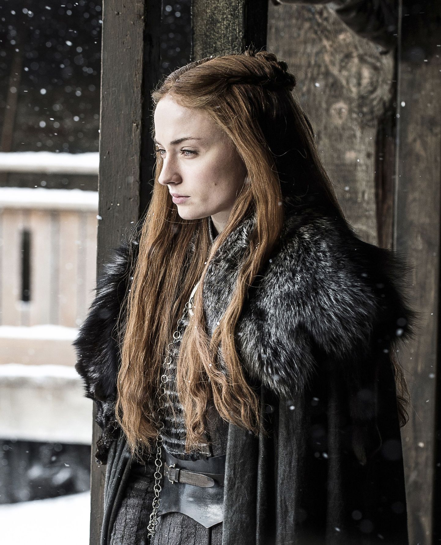 Sophie Turner Sansa Starki rollis seriaalis «Troonide mäng»
