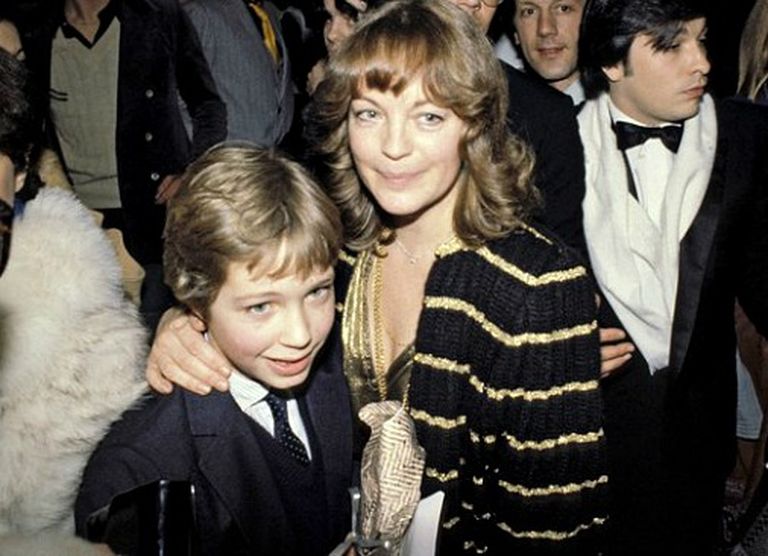 Роми Шнайдер с сыном Давидом 