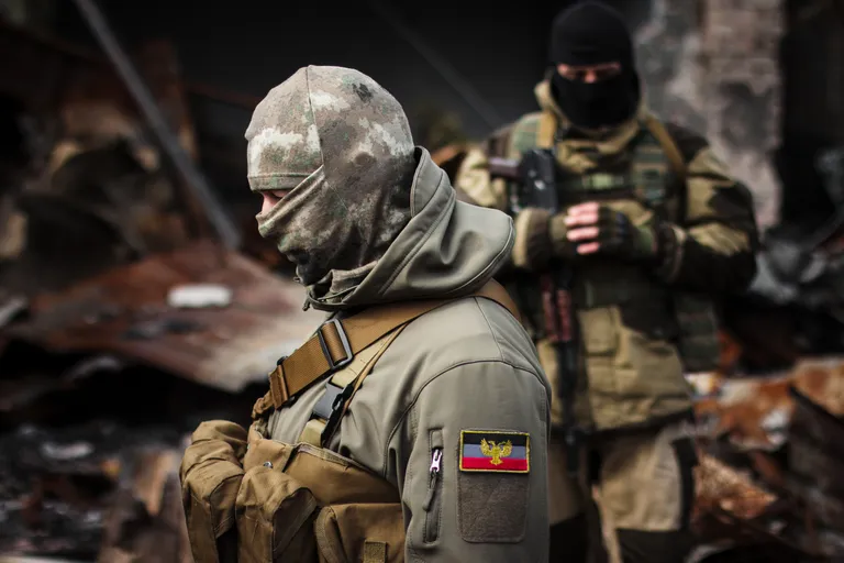 Nn Donetski Rahvavabariigi võitlejad. Foto: Scanpix