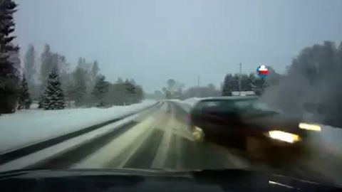 «Tagantjärele võtab käe värisema»: ülinapp pääsemine lumisel maanteel