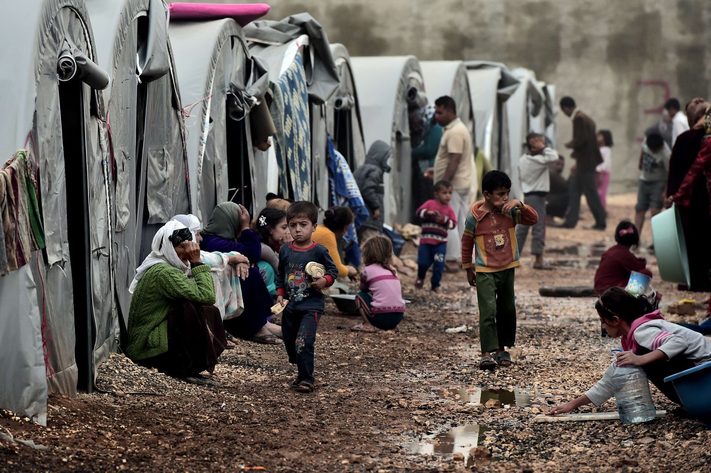 Põgenikelaager Türgis.