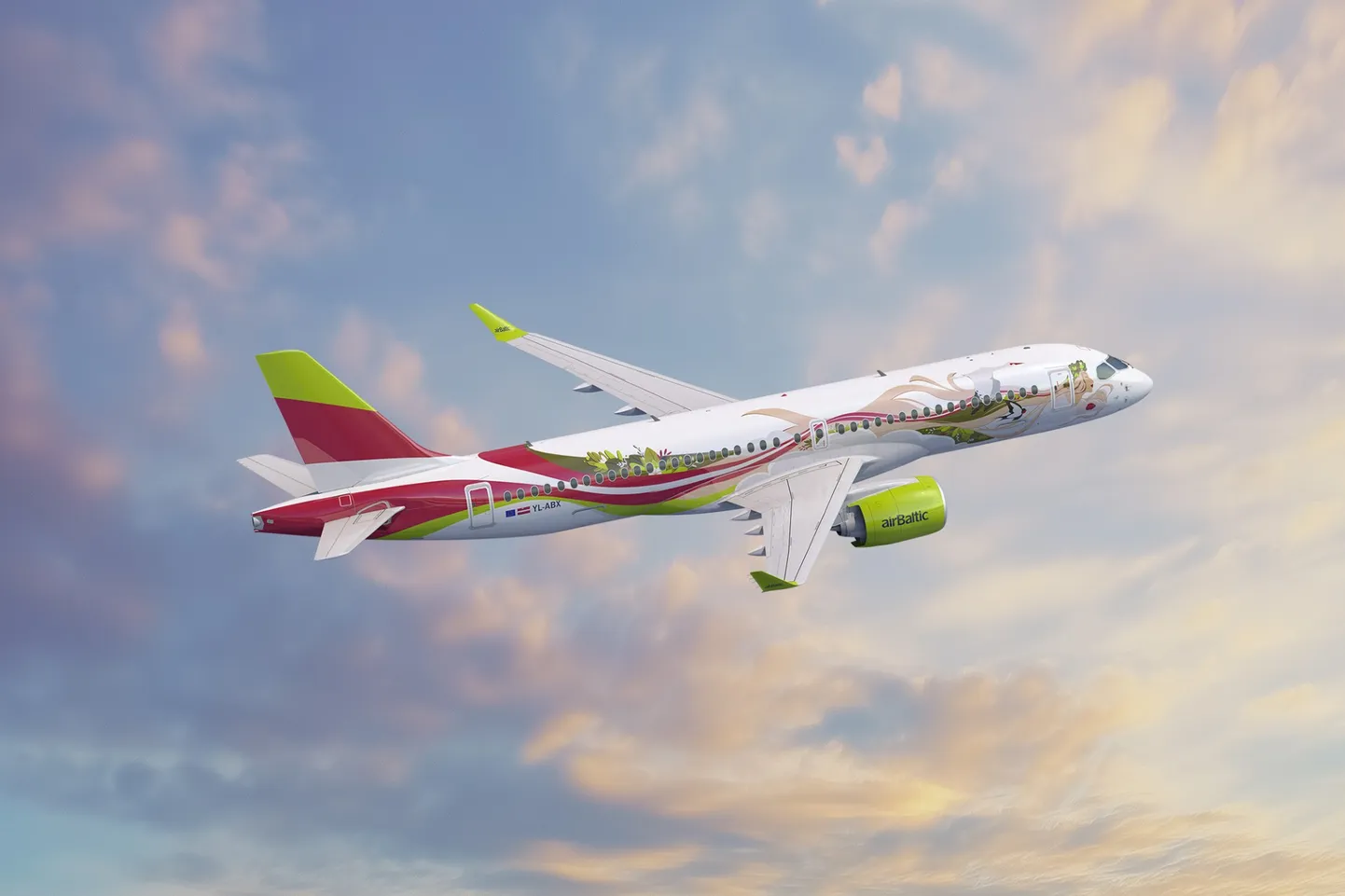 Самолет airBaltic