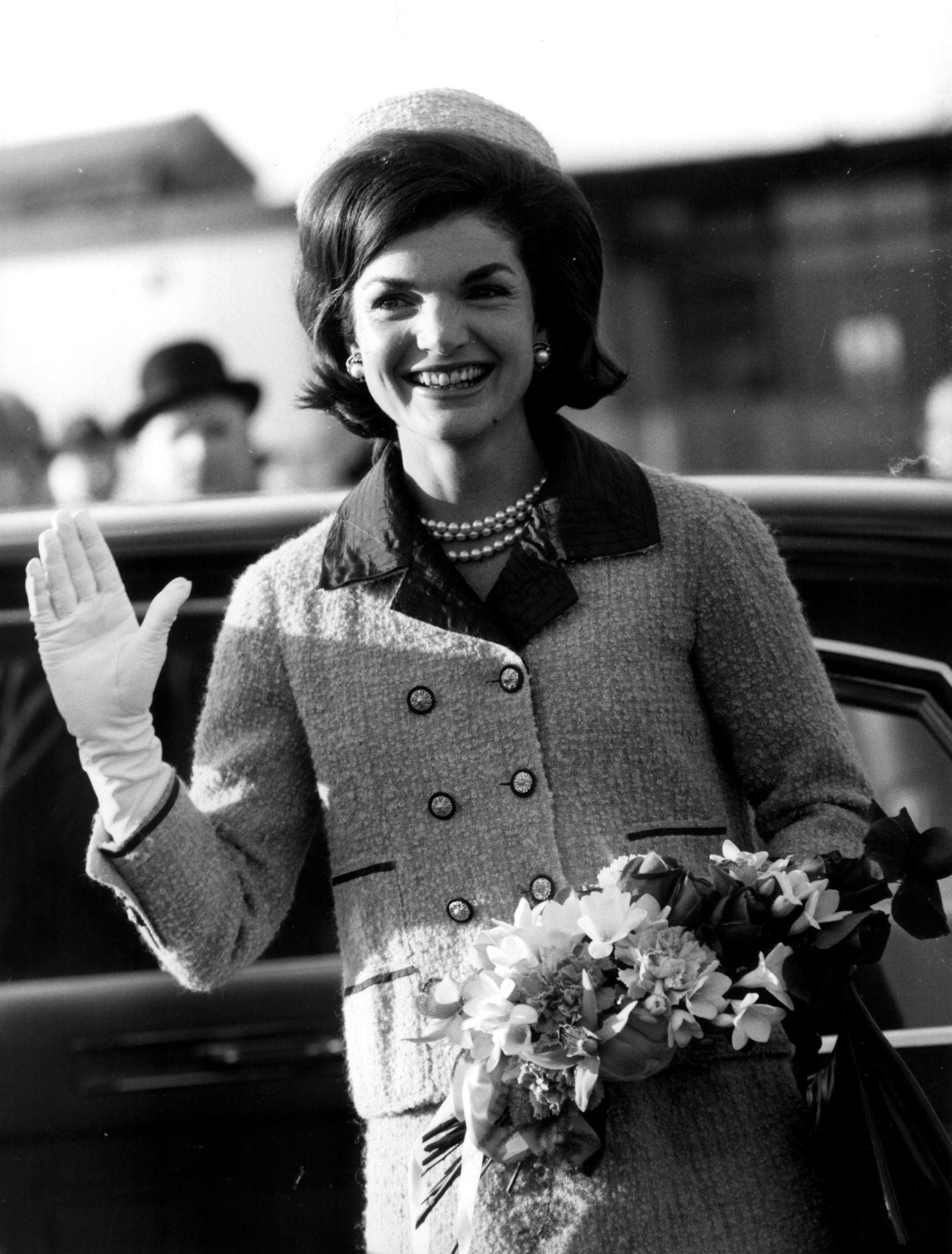 Jacqueline Bouvier Kennedy Onassis 26. märts 1962.