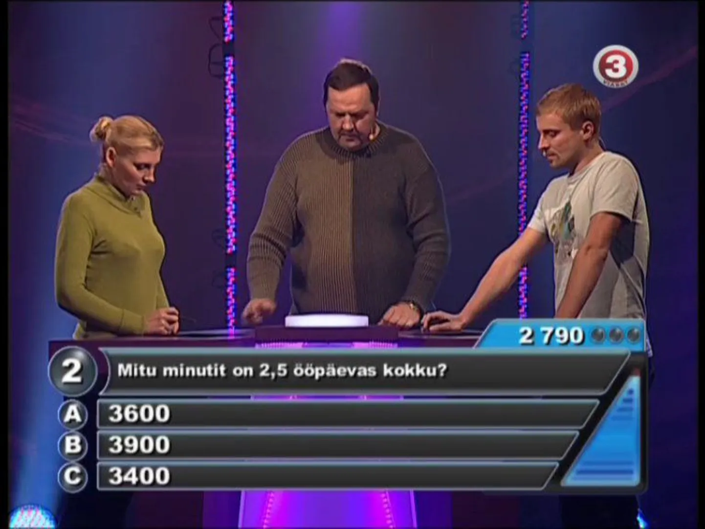 Telemäng 60 sekundit - Kaire, Heiki, Rick